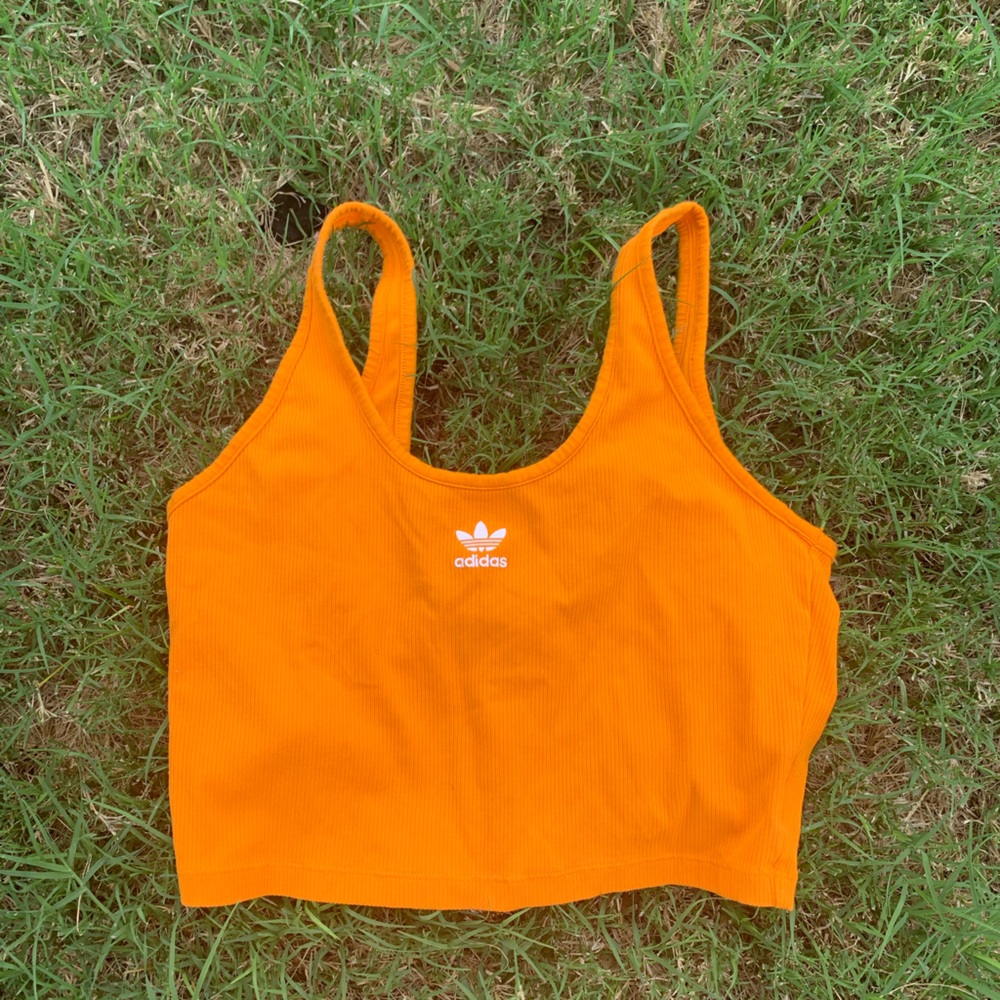 Adidas Bright Orange Tank Top